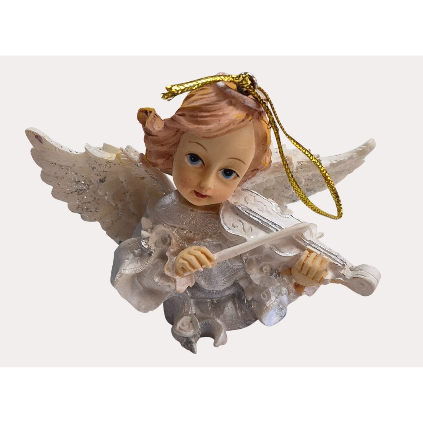 Angel Christmas Ornaments Playing Musical Instruments Set 3