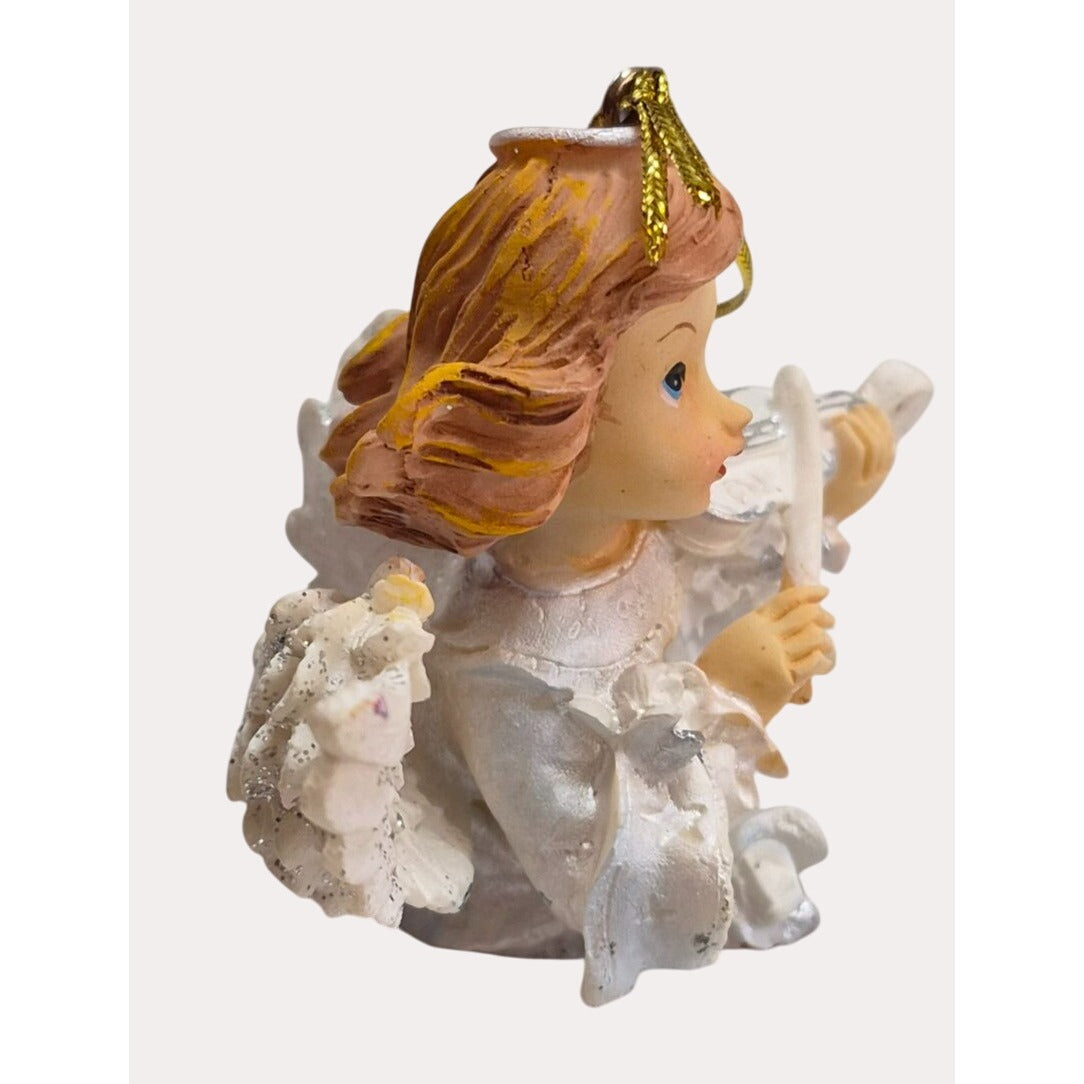 Angel Christmas Ornaments Playing Musical Instruments Set 3