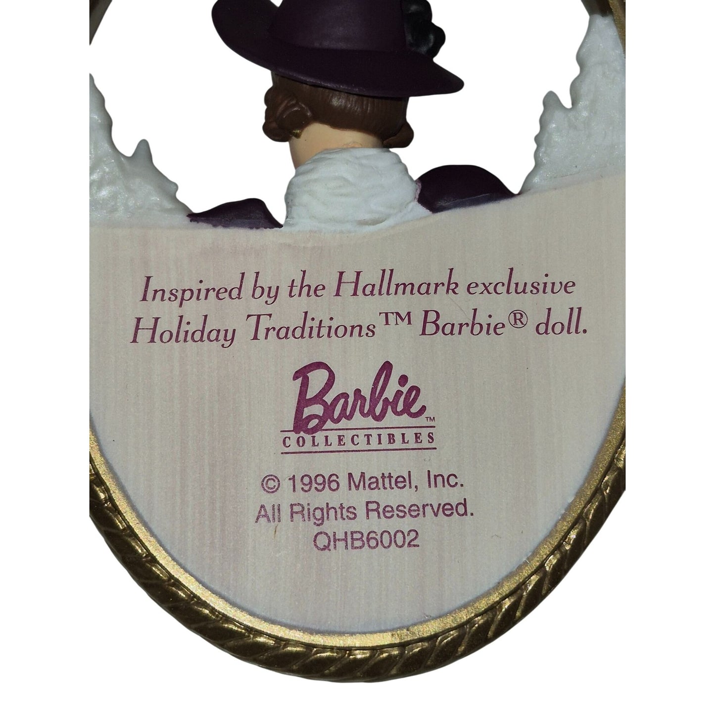 1997 Hallmark Keepsake Ornament Holiday Traditions Barbie Collectible QHB6002