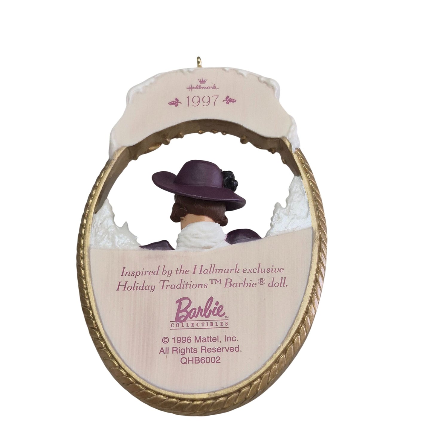 1997 Hallmark Keepsake Ornament Holiday Traditions Barbie Collectible QHB6002