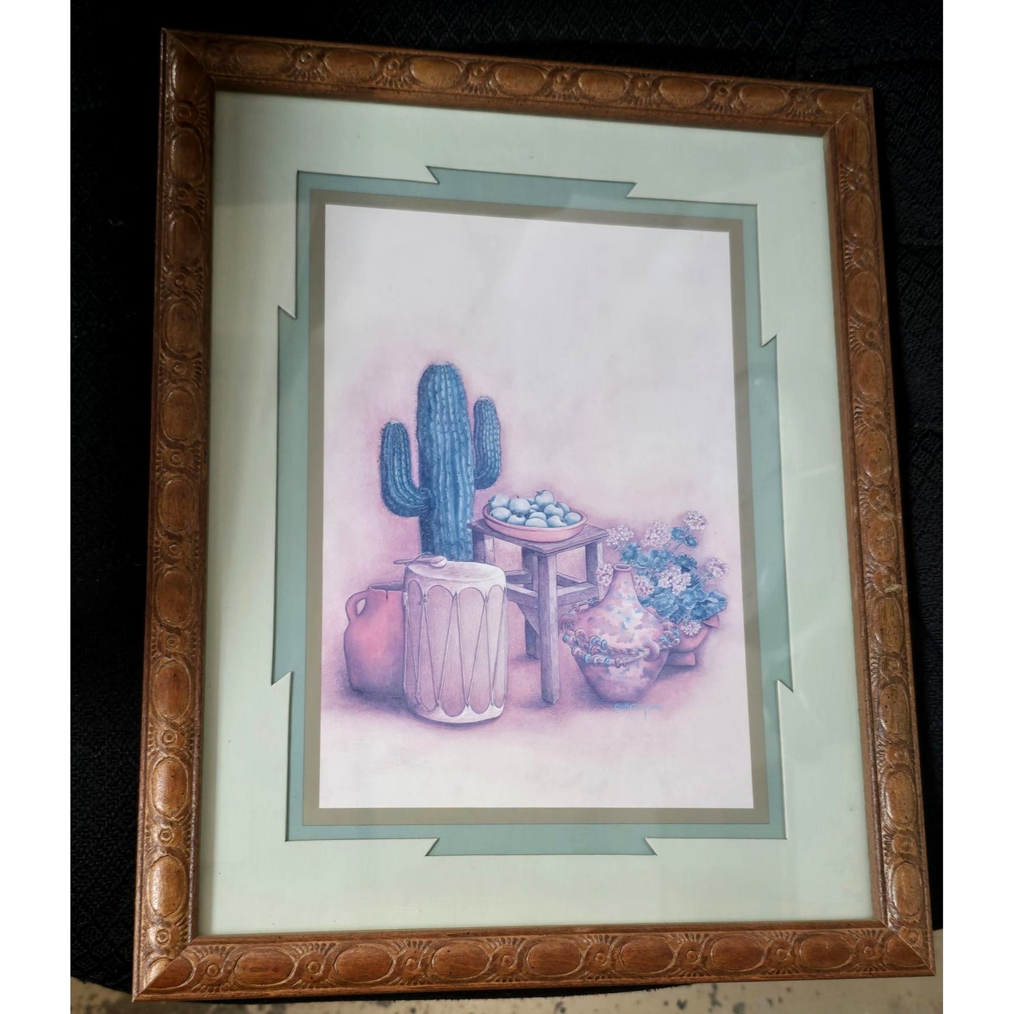 Cactus & Pottery Print
