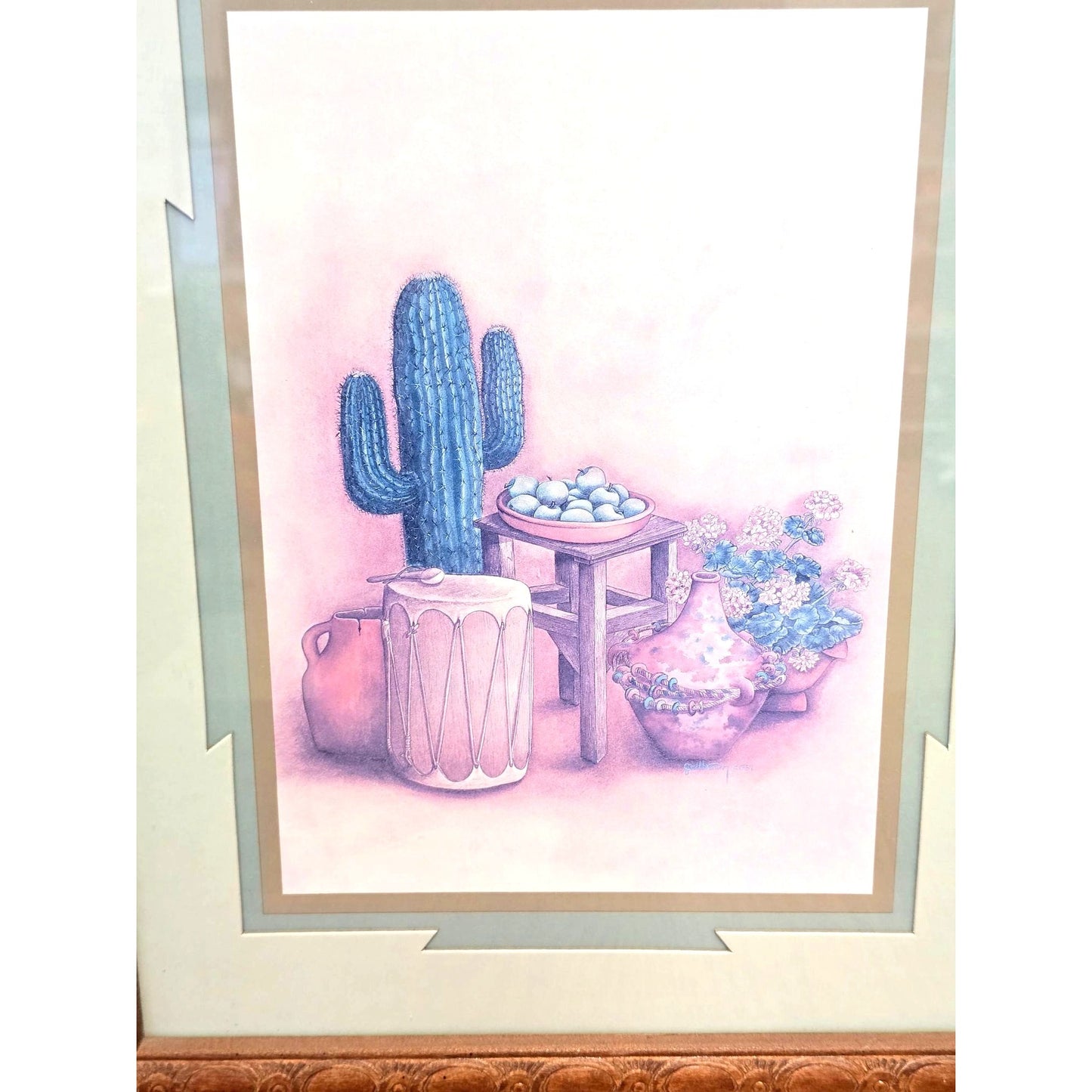 Cactus & Pottery Print