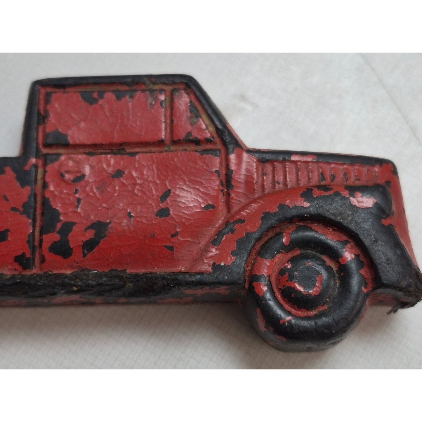 Vintage 1946 Judy's Farm Flat Hard Rubber Toy Truck Minneapolis, Minnesota