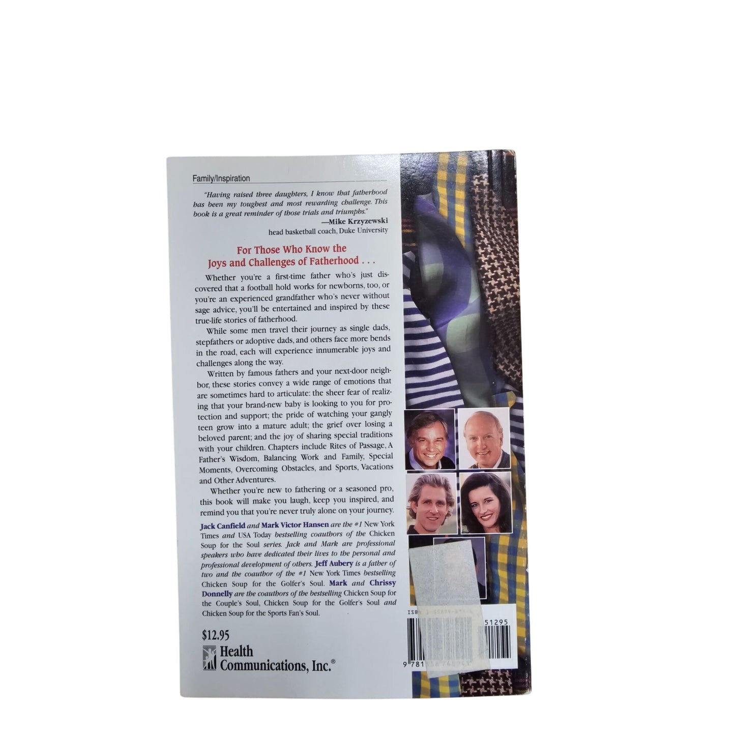 Chicken Soup For The Fathers Soul Paperback Book Stories To Open Hearts & Rekindle Spirits