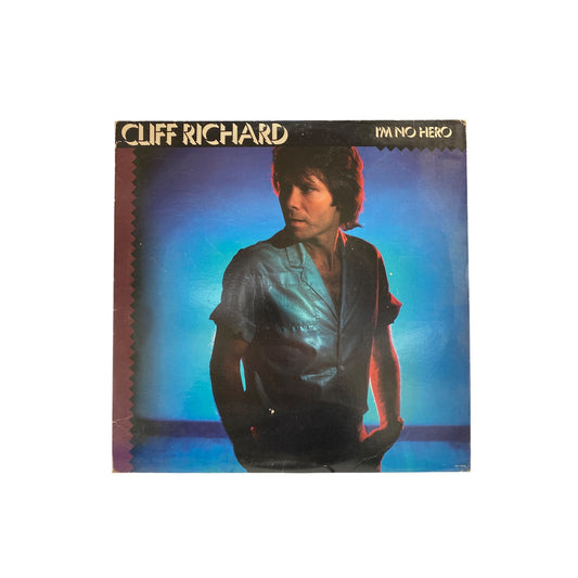 Cliff Richard "Im No Hero" Vinyl LP Album EMI America 1980 Pop Rock Retro Collectible Record With Lyrics & Sleeve