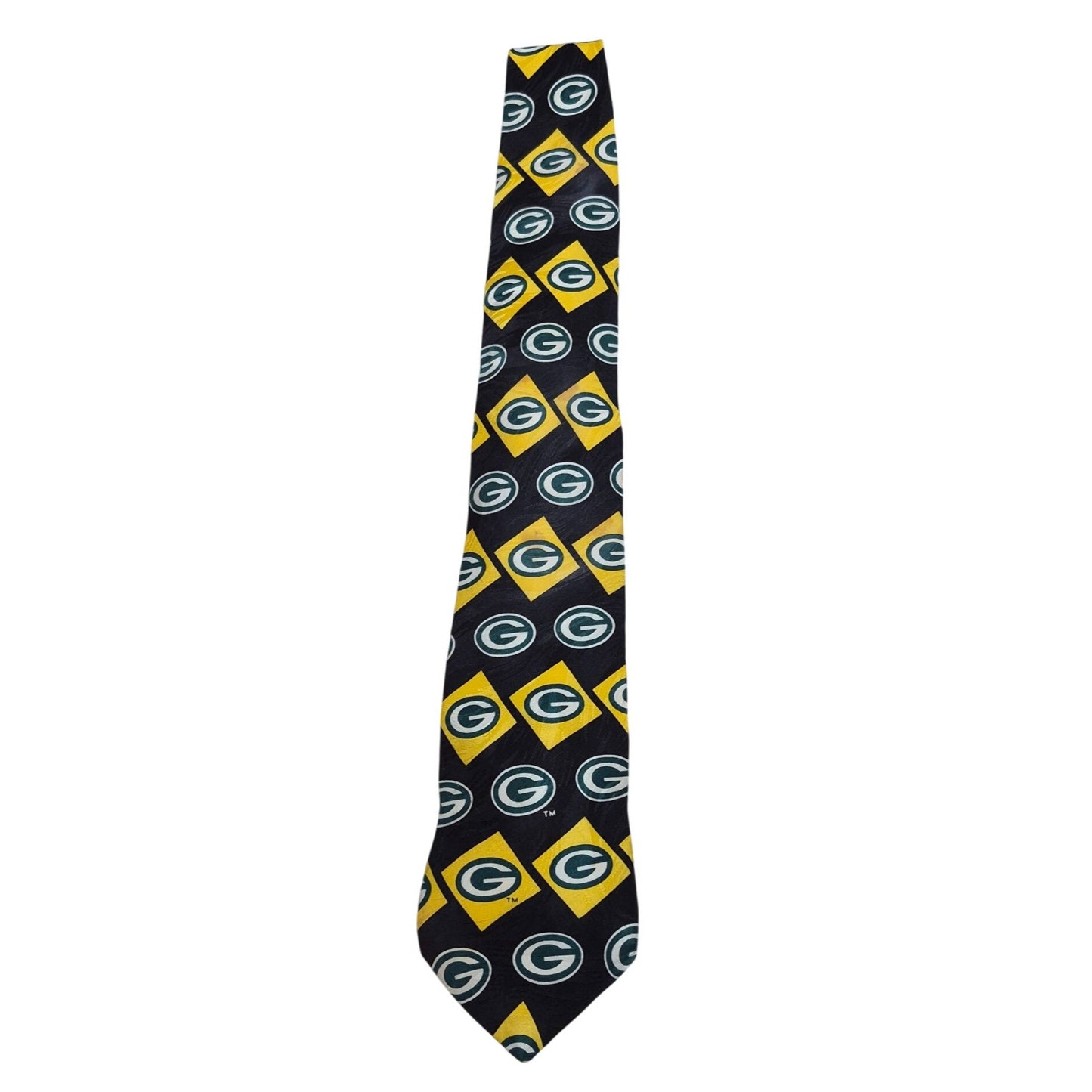 Green Bay Packers III, Ralph Marlin RM Sport 1995 Vintage NFL Silk Necktie