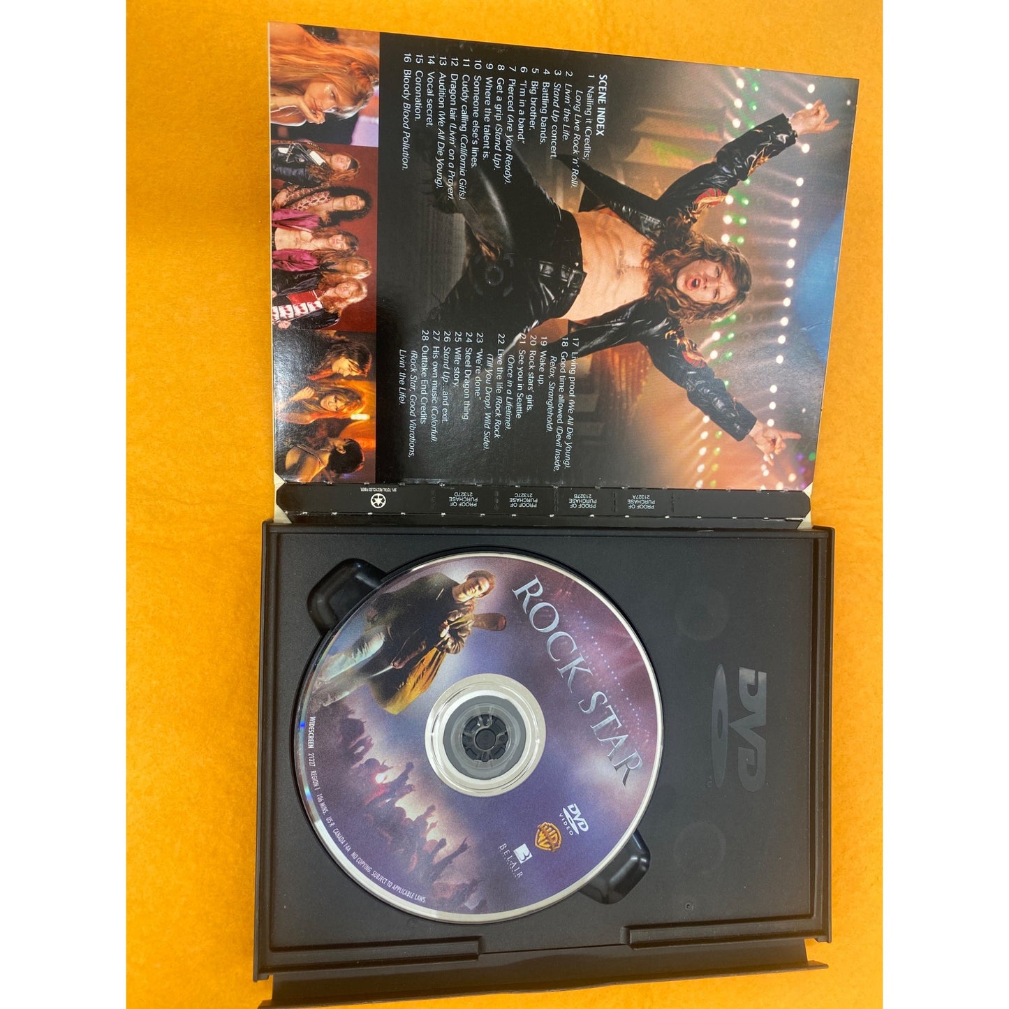 Rock Star DVD Movie Starring Mark Wahlberg & Jennifer Aniston