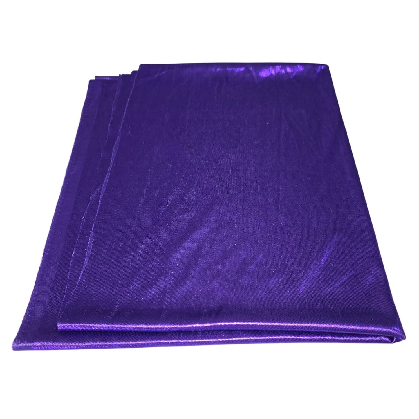 Purple Metallic Fabric For Crafts & Sewing 22" W x 3 yds L