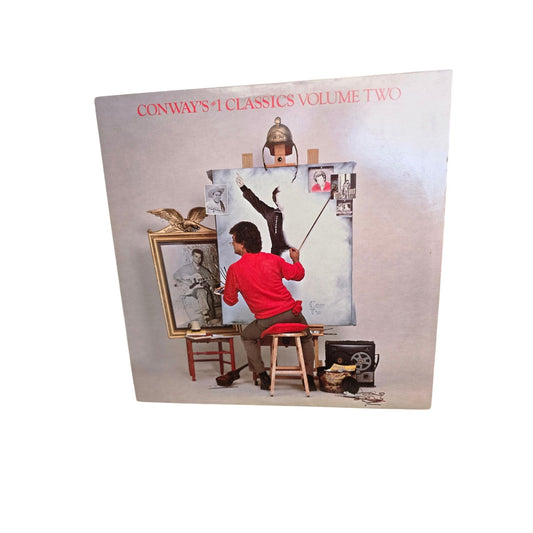 Conway Twittys "#1 Classics Volume Two" Vinyl Record 1982 Elektra Country Music Album
