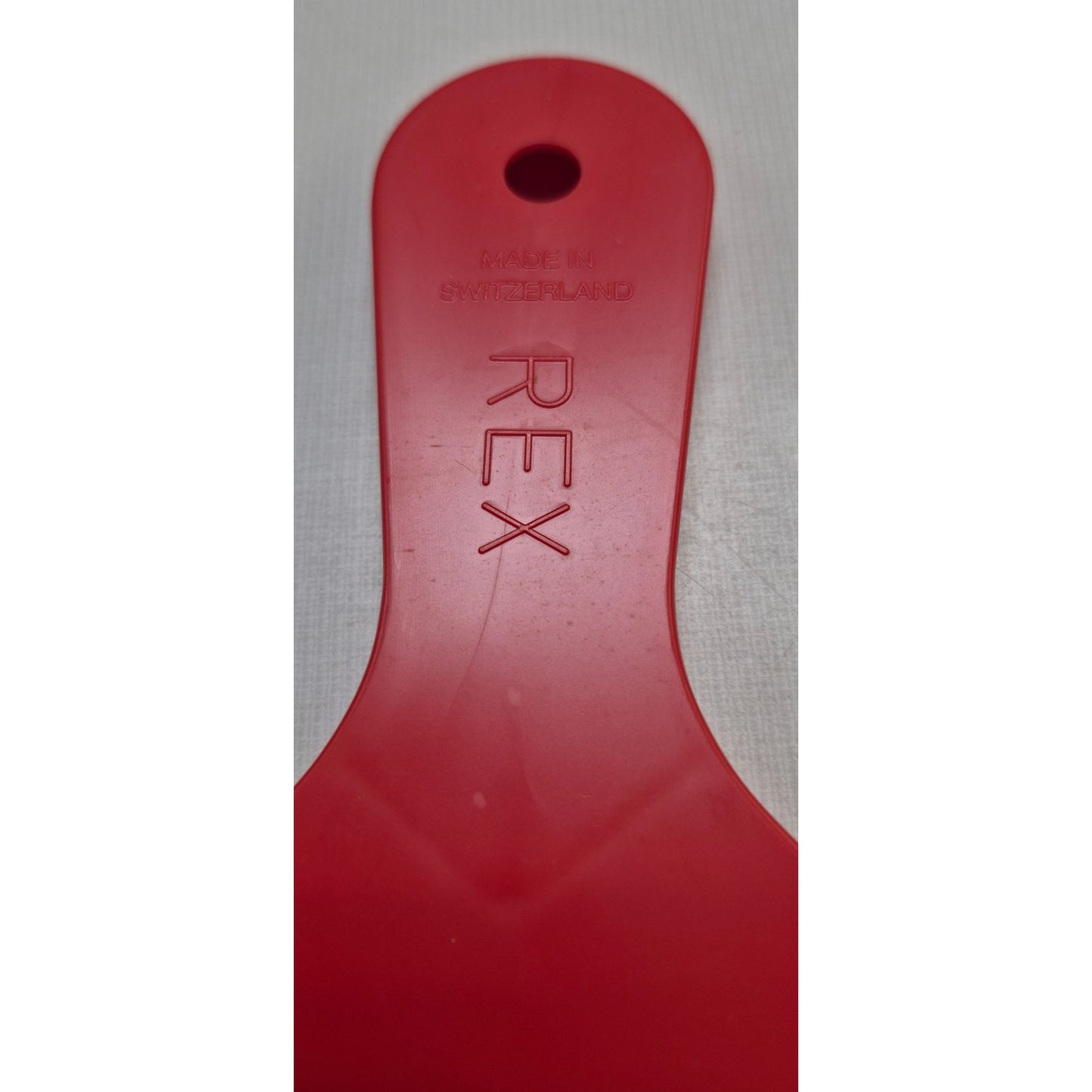 Swiss-Made Rex Red Kitchen Mandoline Vegetable Slicer With Stainless Steel Blade