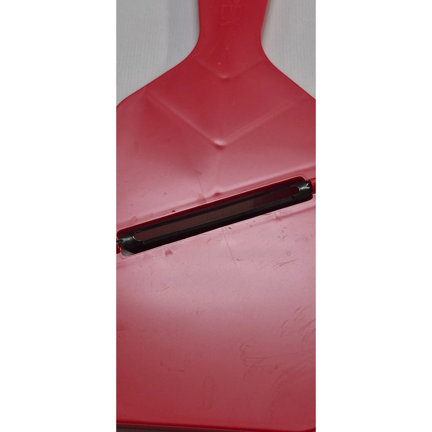 Swiss-Made Rex Red Kitchen Mandoline Vegetable Slicer With Stainless Steel Blade