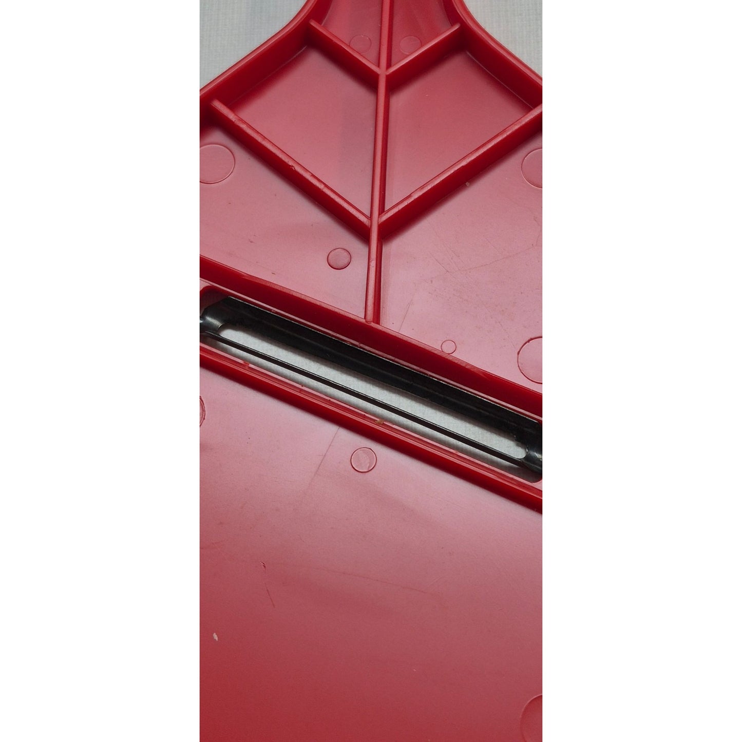 Swiss-Made Rex Red Kitchen Mandoline Vegetable Slicer With Stainless Steel Blade