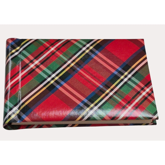 Vintage Avon Pocket Memories Plaid Photo Album Collectible Gift