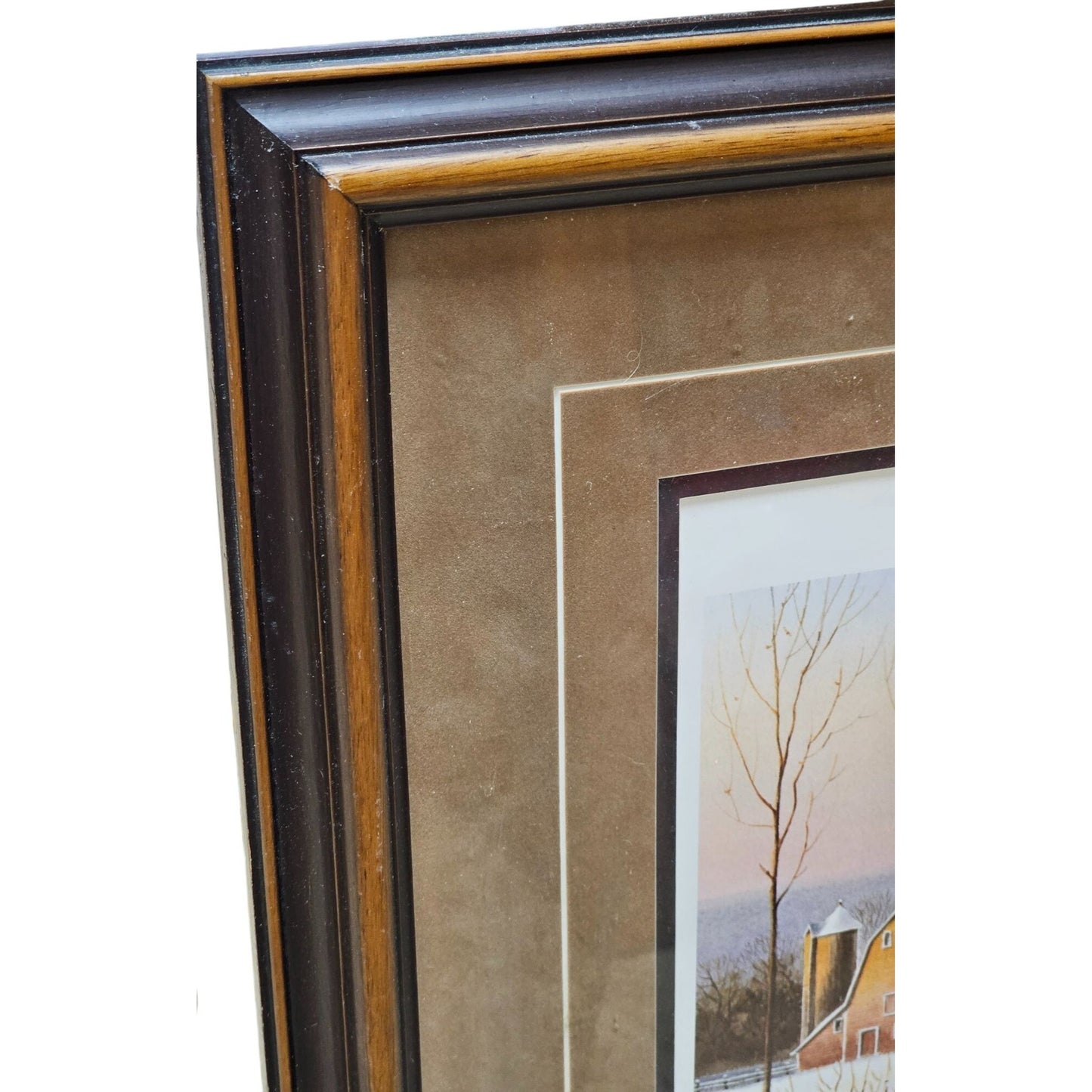 Limited Edition Framed Winter Scene Print Raedeke