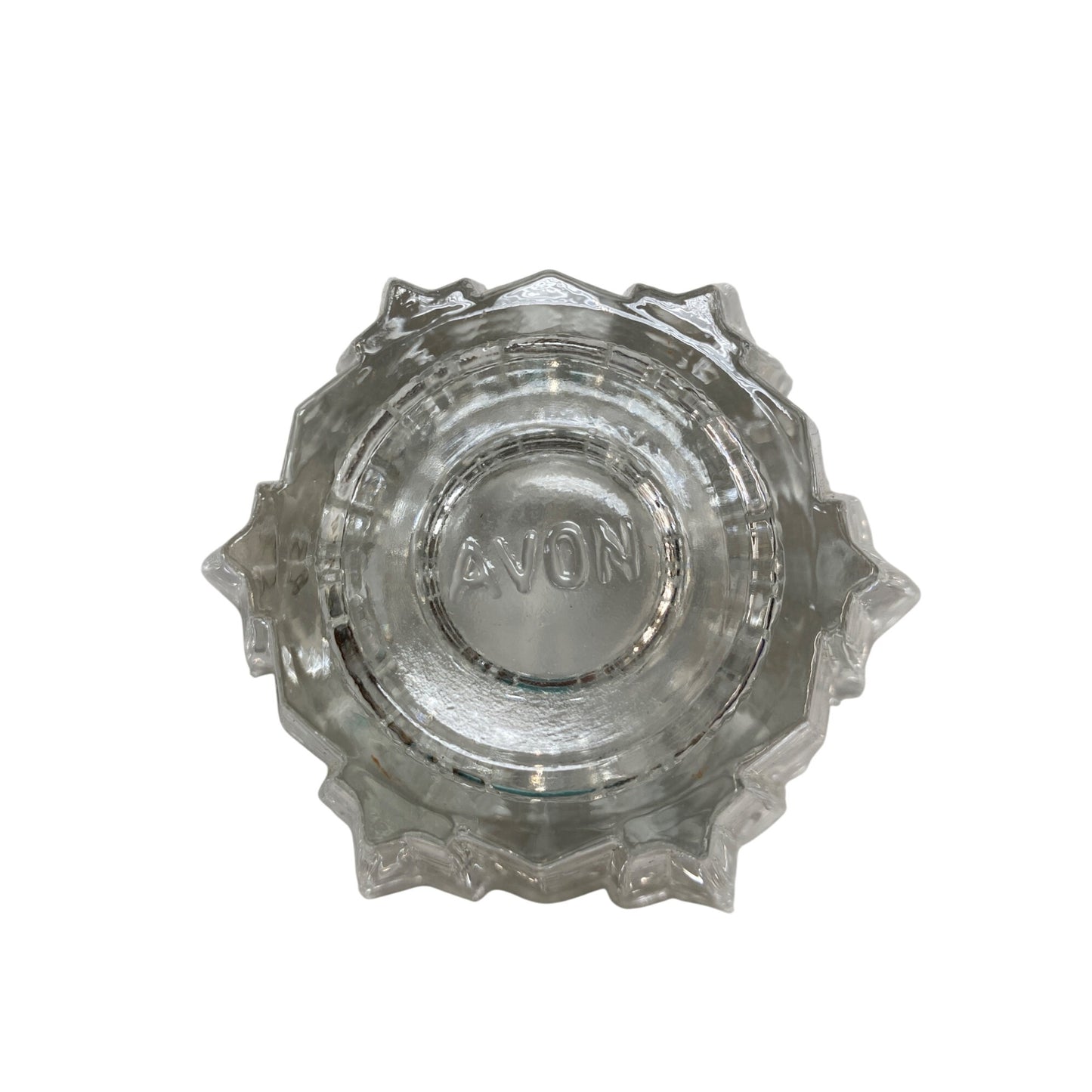 Vintage Avon Starburst Clear Glass