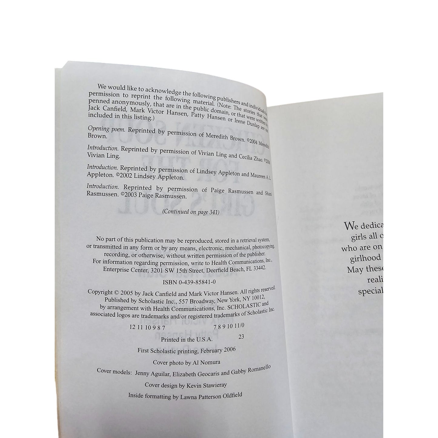 Chicken Soup For The Girls Soul Book By Jack Canfield & Mark Victor Hansen