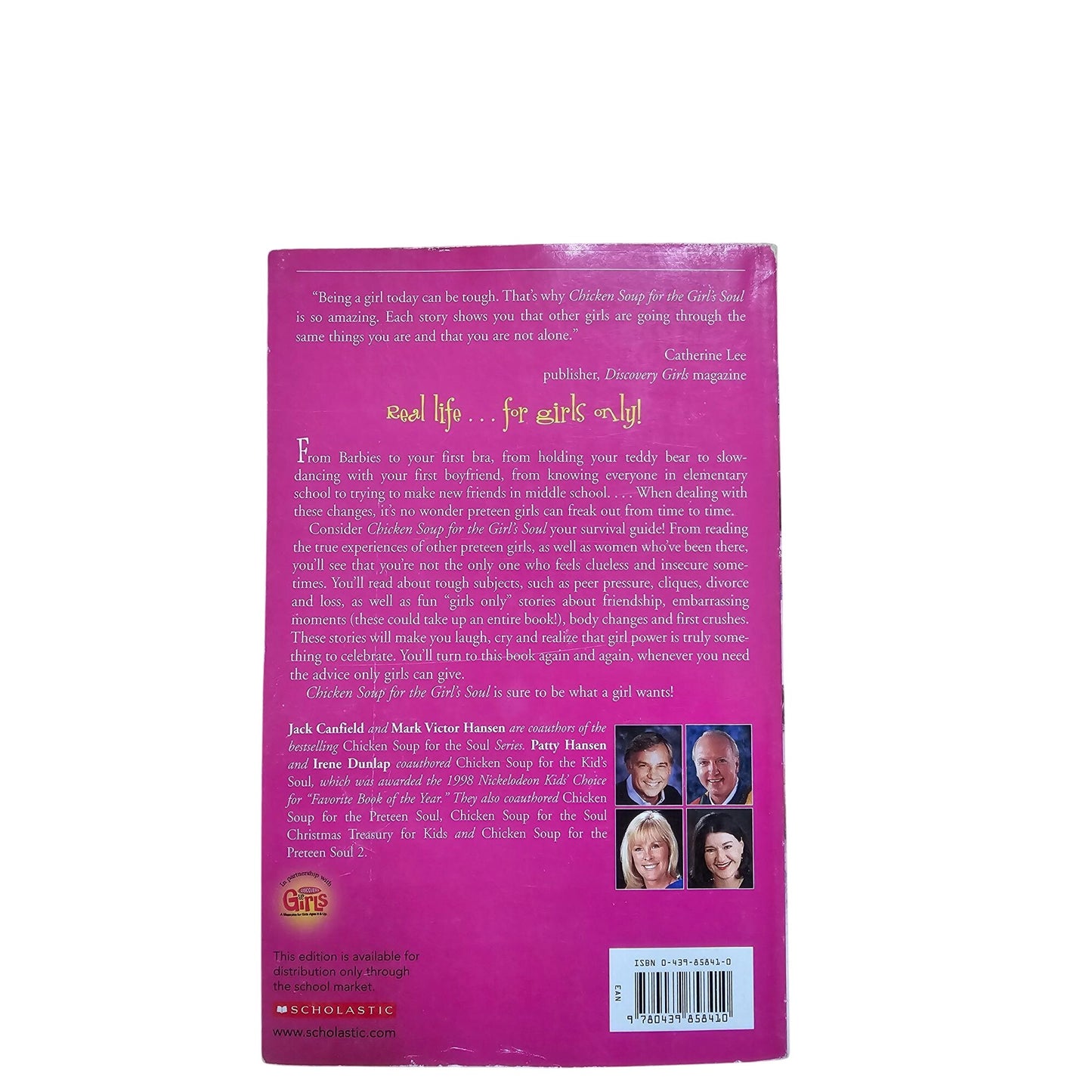 Chicken Soup For The Girls Soul Book By Jack Canfield & Mark Victor Hansen