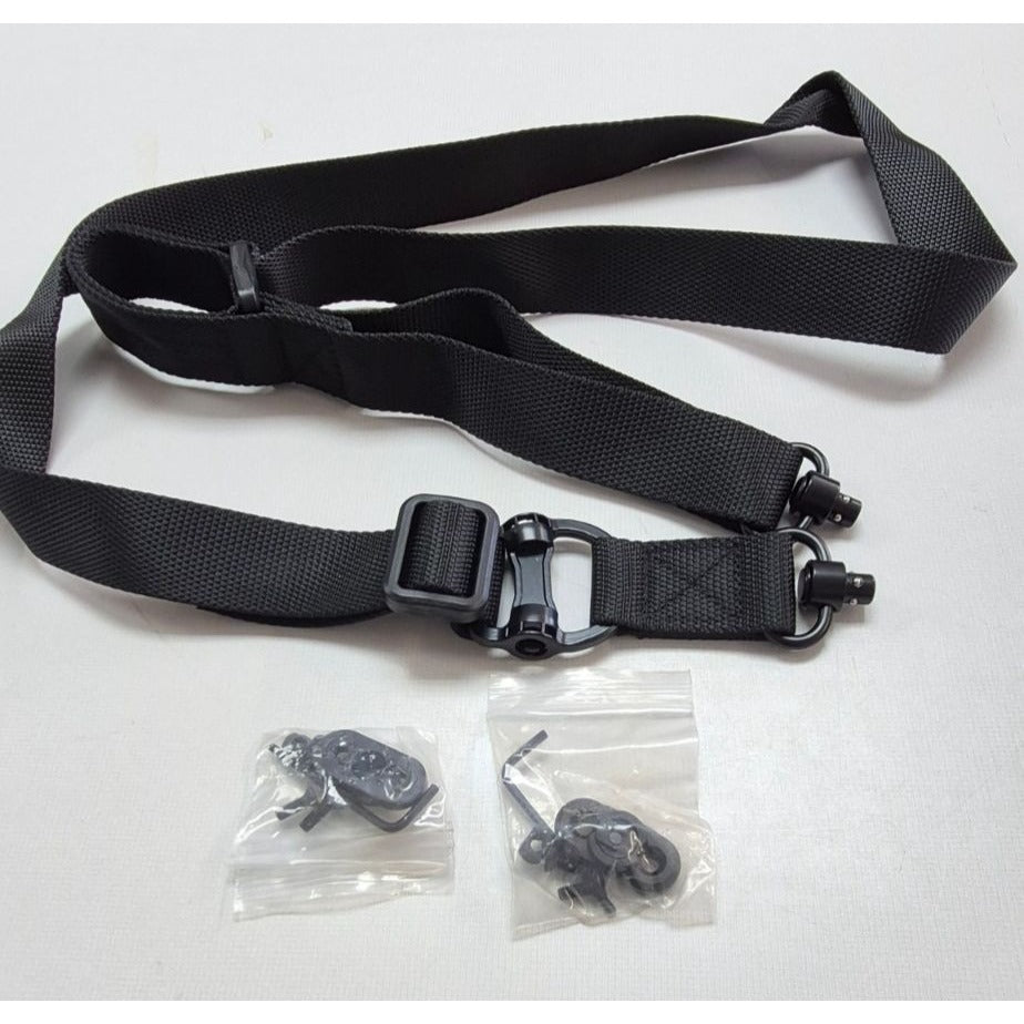 NEW Tactical Adjustable Black Rifle Sling Quick Detach Buckles Hardware