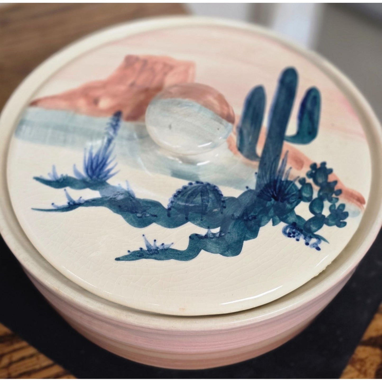 Ellis Pottery Lidded Bowl