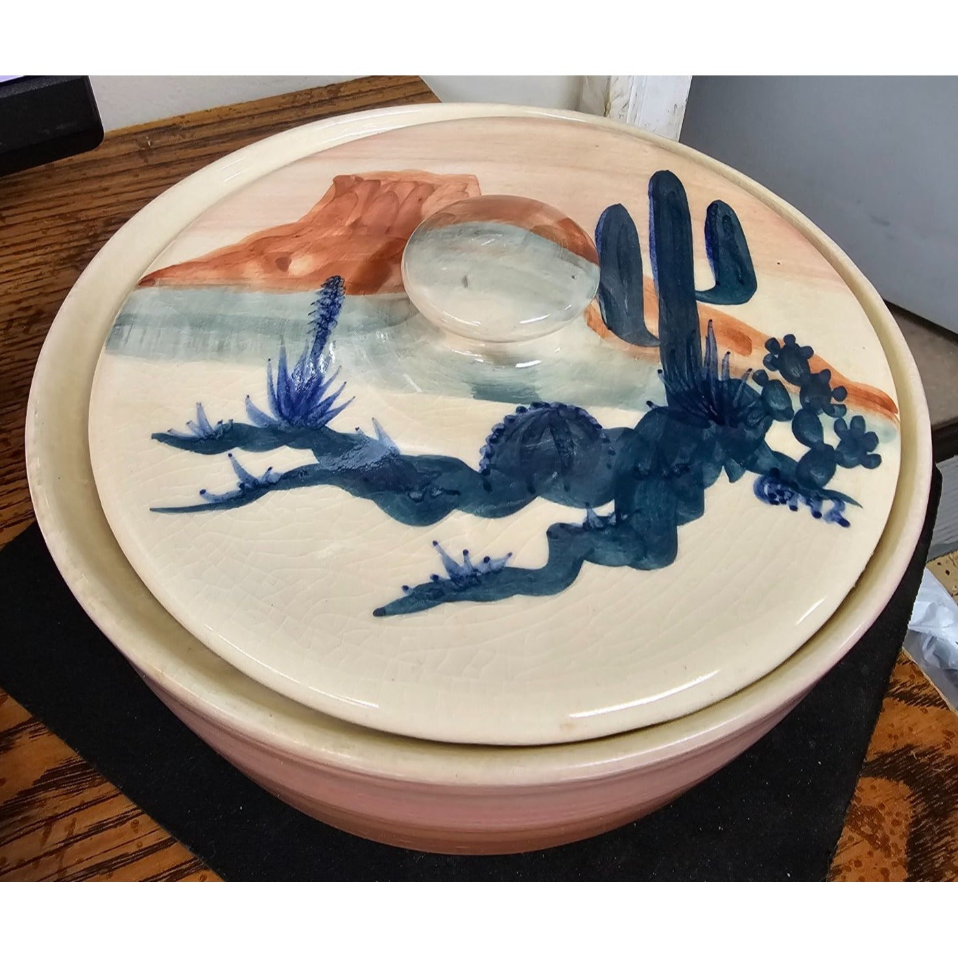 Ellis Pottery Lidded Bowl