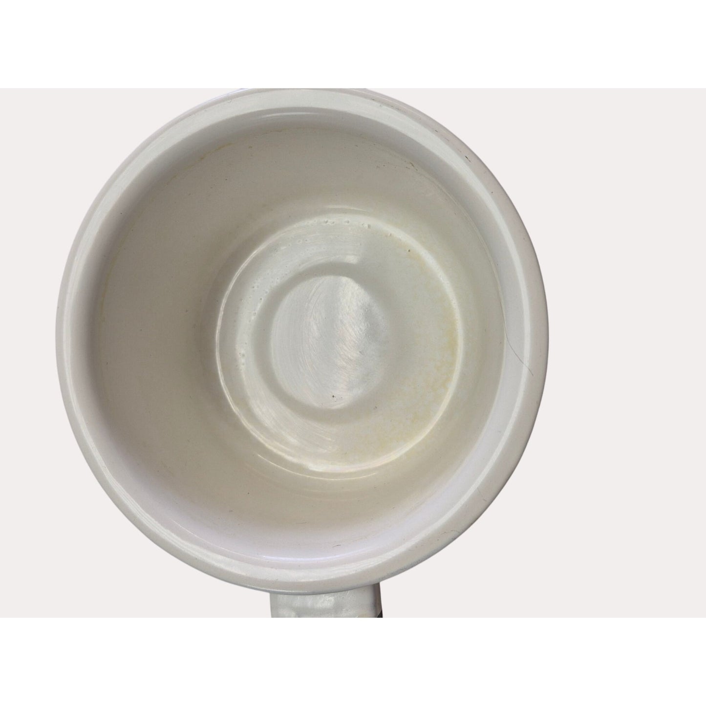 Vintage White Enamelware Saucepan Set Of 2 With Black Handles