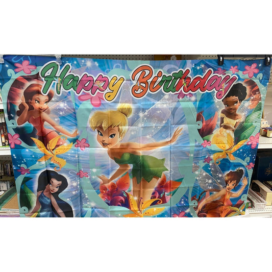 Tinkerbell Banner Backdrop 60" x 39"