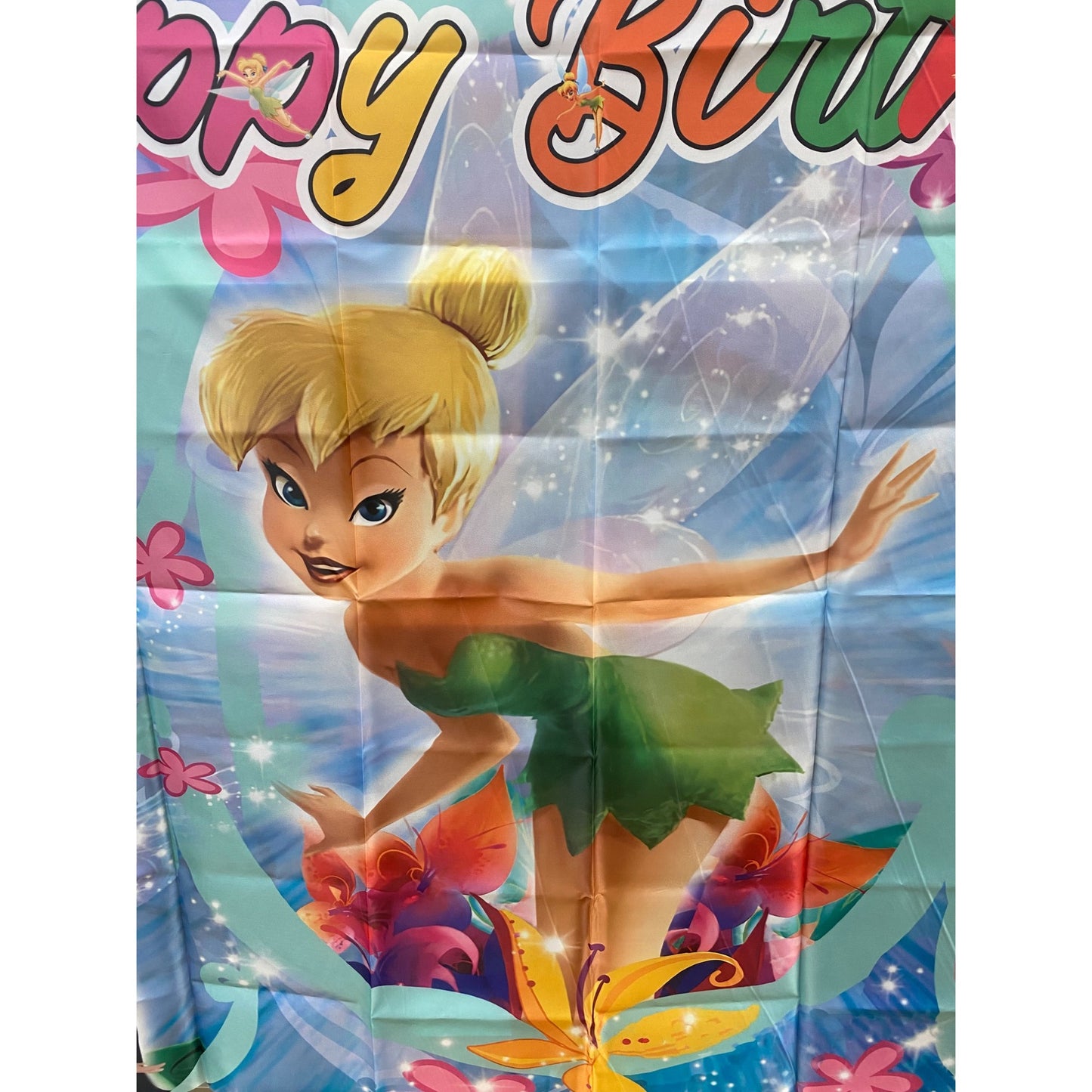 Tinkerbell Banner Backdrop 60" x 39"