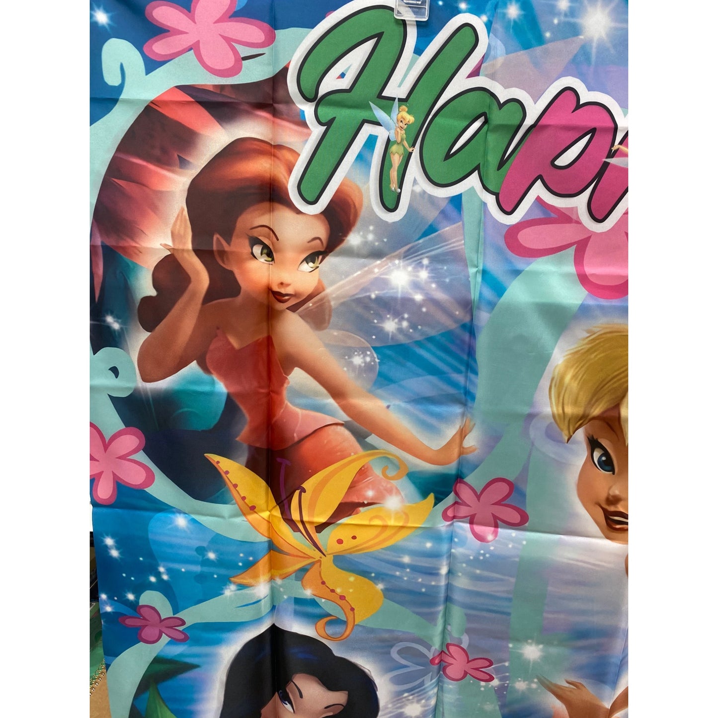 Tinkerbell Banner Backdrop 60" x 39"