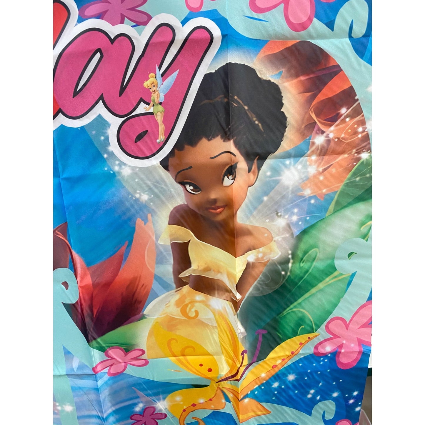 Tinkerbell Banner Backdrop 60" x 39"