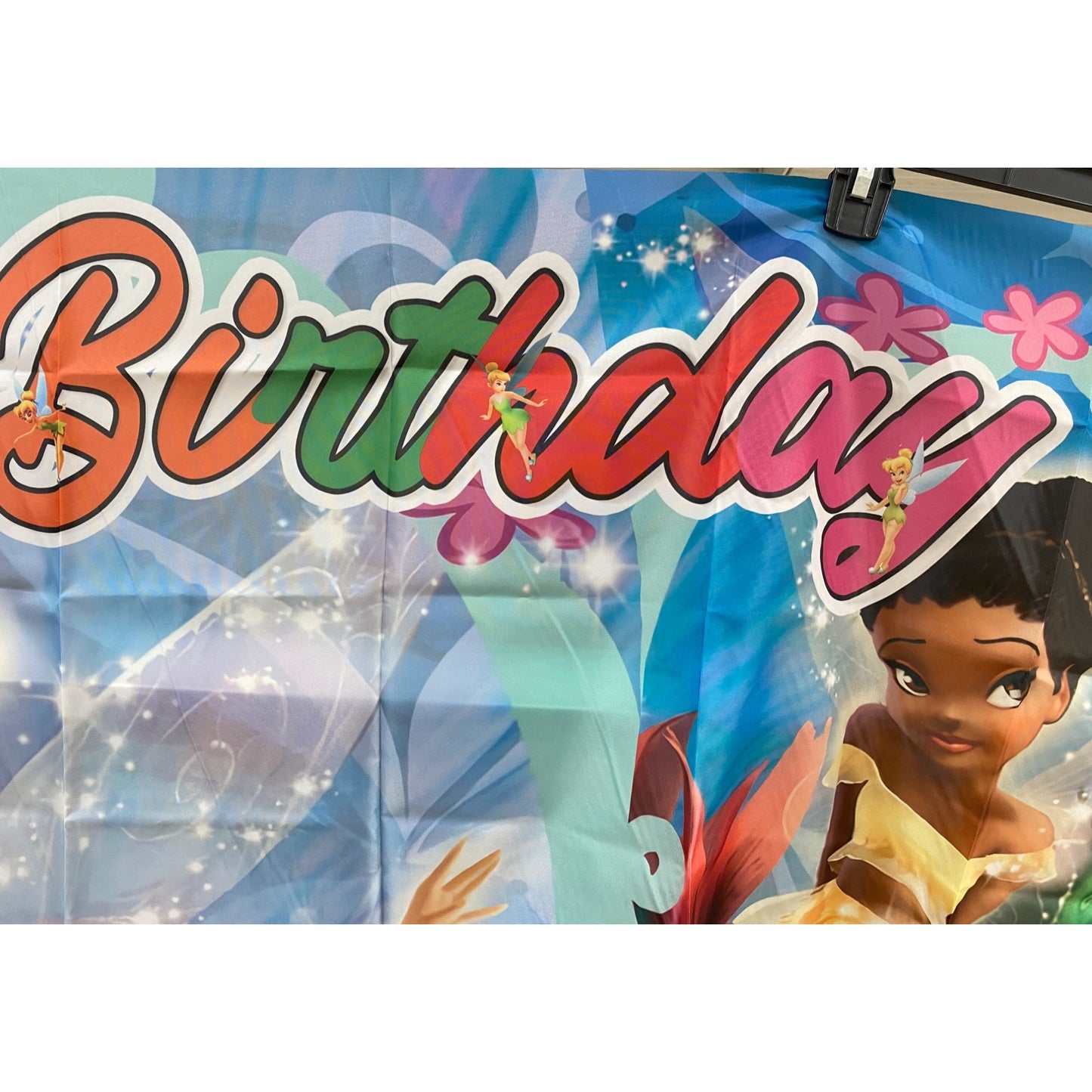 Tinkerbell Banner Backdrop 60" x 39"