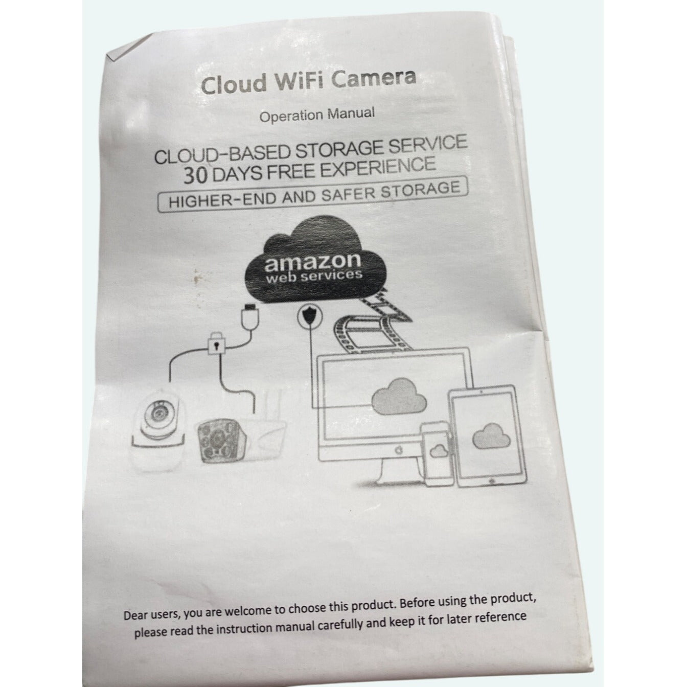 Smart WiFi Security Camera YCC 365 PLUS Night Vision & 3 Antennas