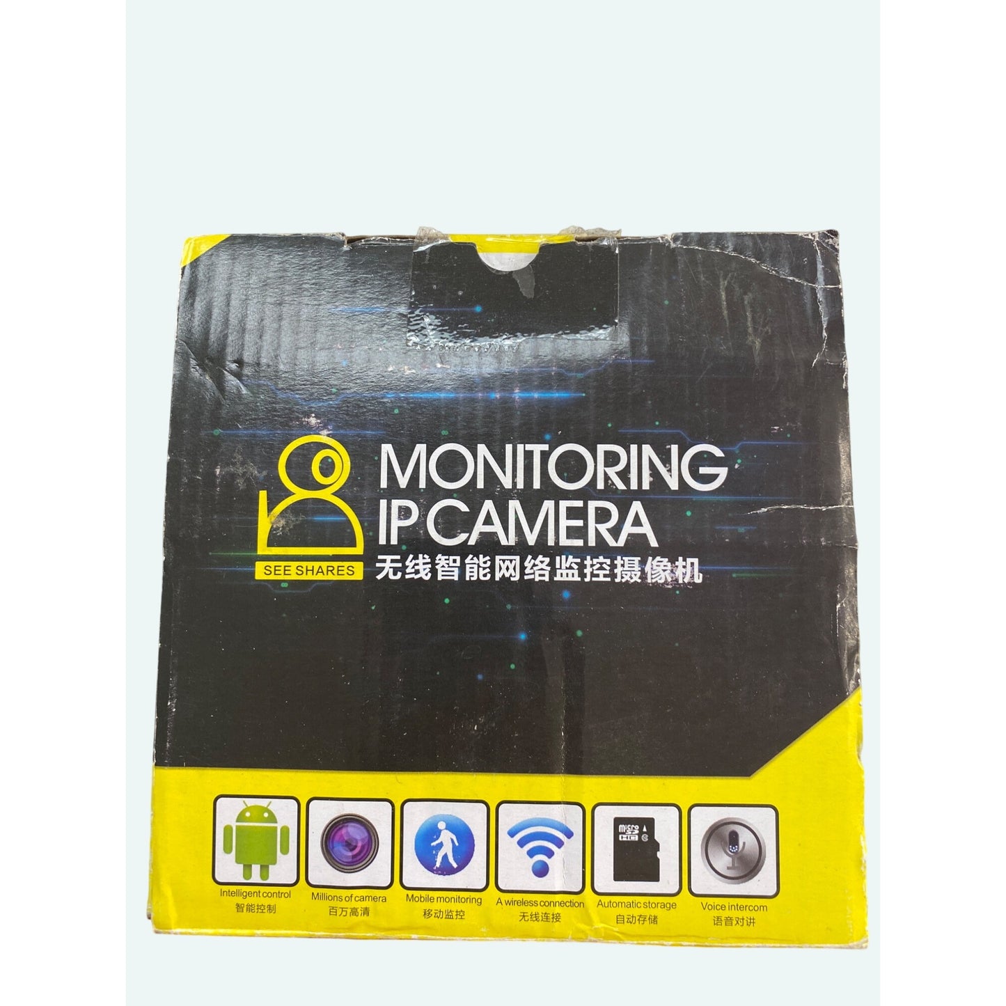 Smart WiFi Security Camera YCC 365 PLUS Night Vision & 3 Antennas