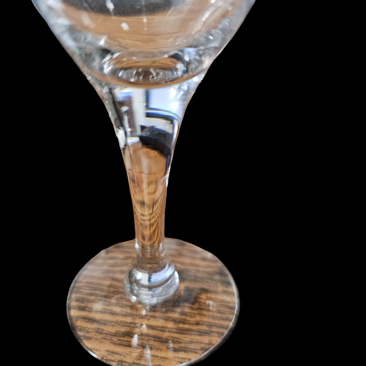 Vintage Starburst Etched Crystal Wine Glasses Set Of 2