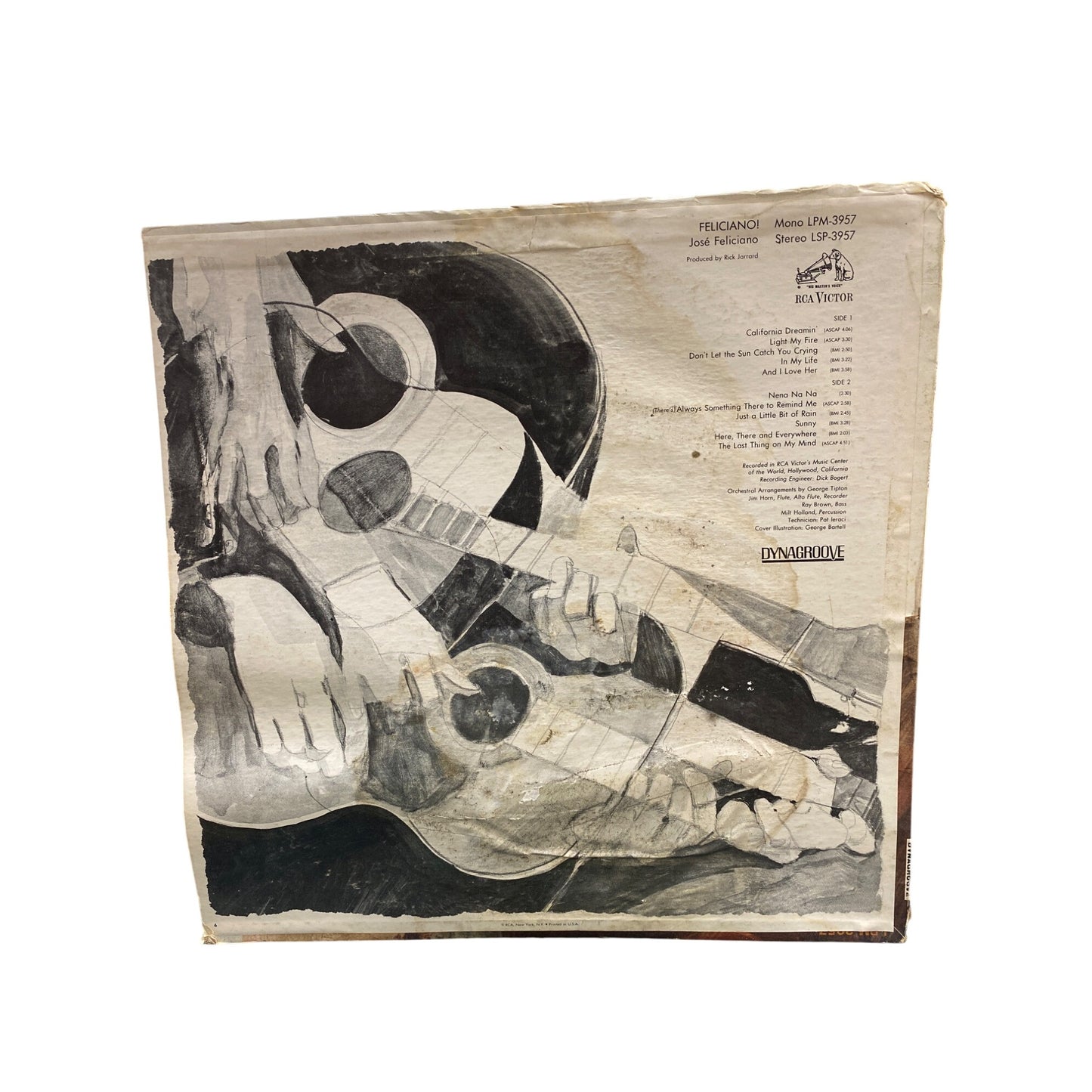 José Feliciano Feliciano! Vinyl Record Album RCA Victor LSP-3957 Stereo 1968 Dynagroove