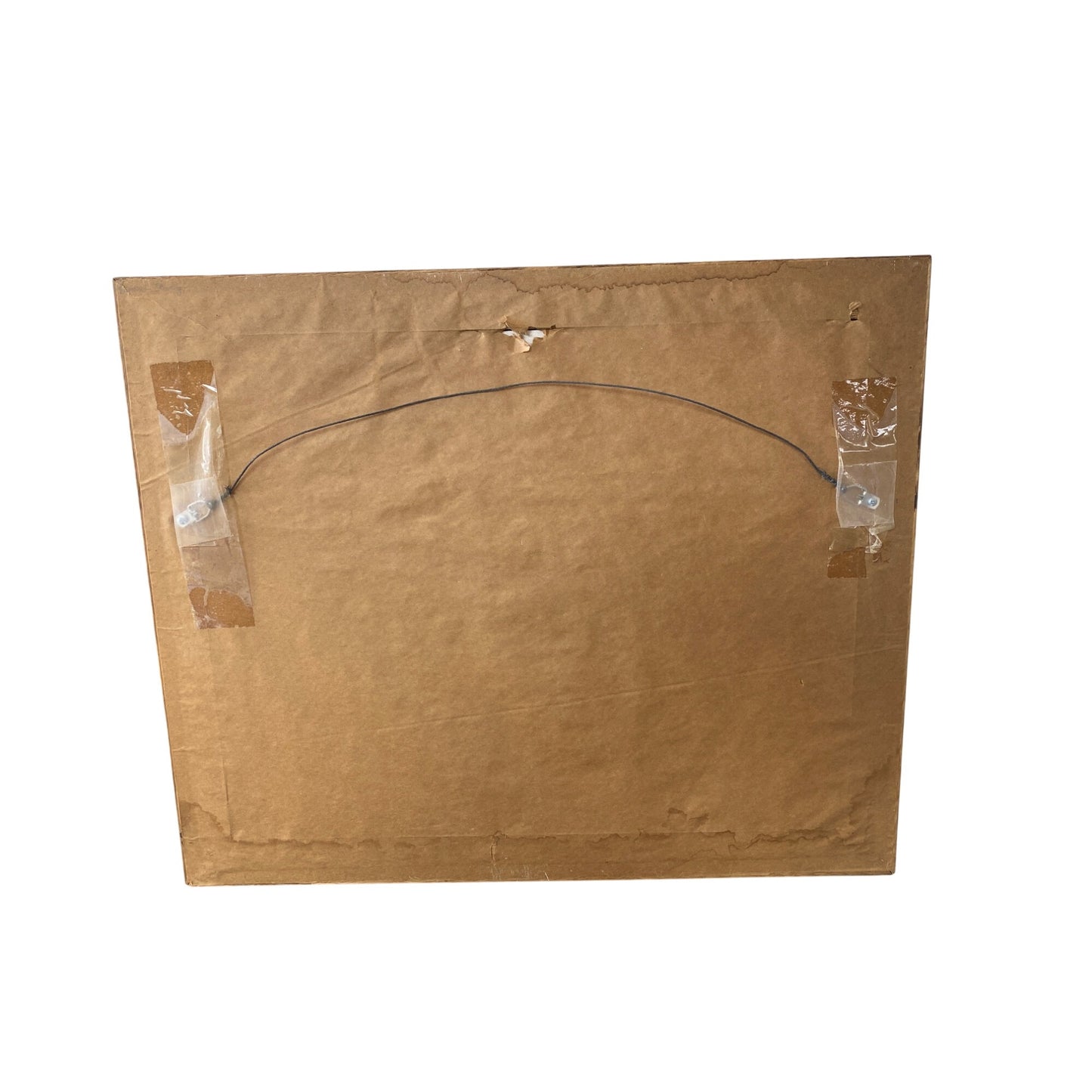 Framed Pastoral Scene Art Print Of Children & Cows With Wooden Frame & Matting Robert Duncan “Trending”