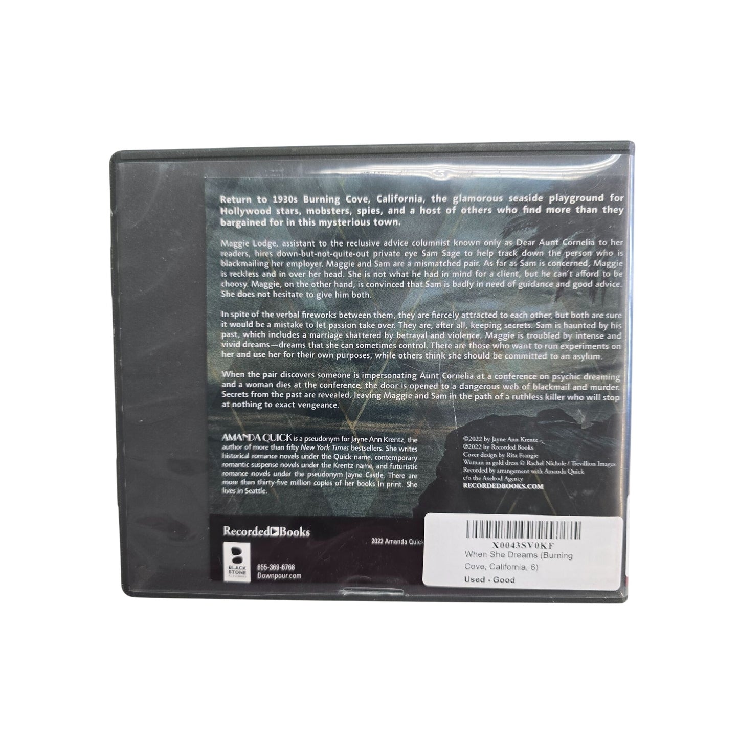 Amanda Quick "When She Dreams" Audiobook CD Set