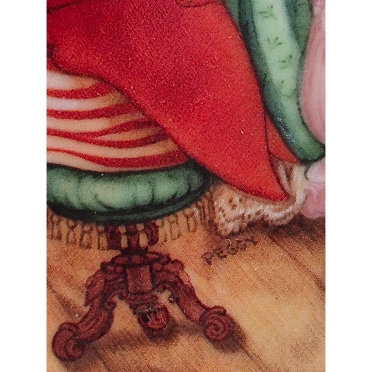 1989 Avon "Together For Christmas" Collectors Plate Porcelain Trimmed 22K Gold Holiday Decor