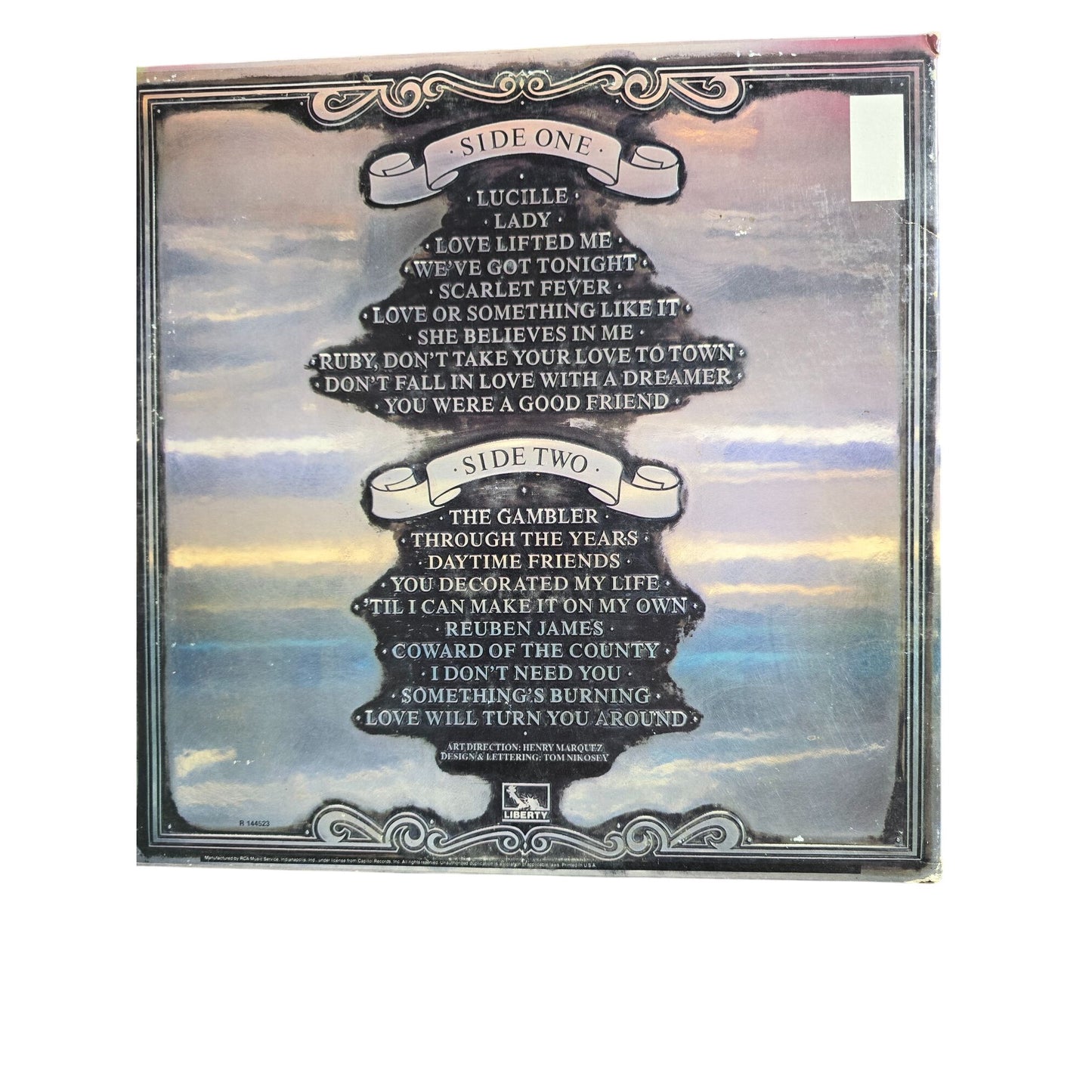 Kenny Rogers Greatest Hits LP