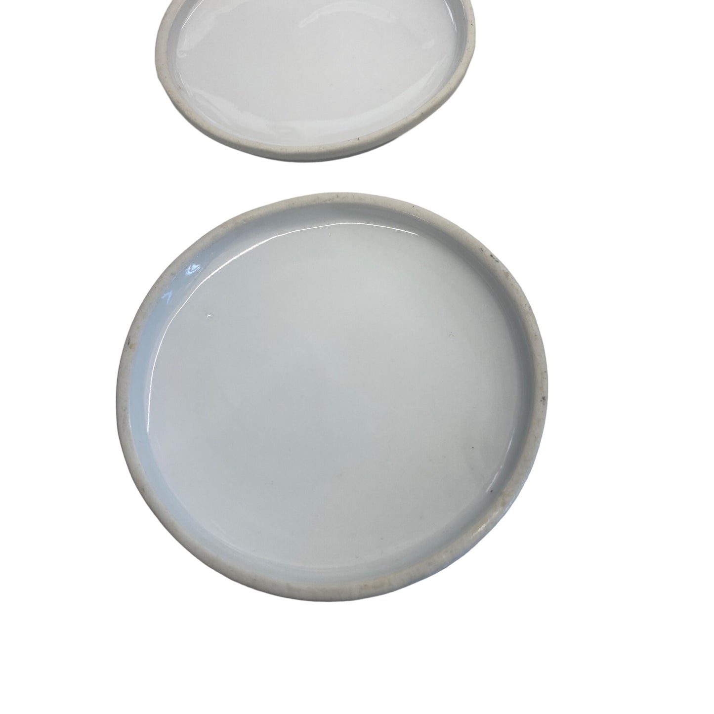 Set Of 4 Floral Ceramic Tea Cup Covers With Elegant Floral Print