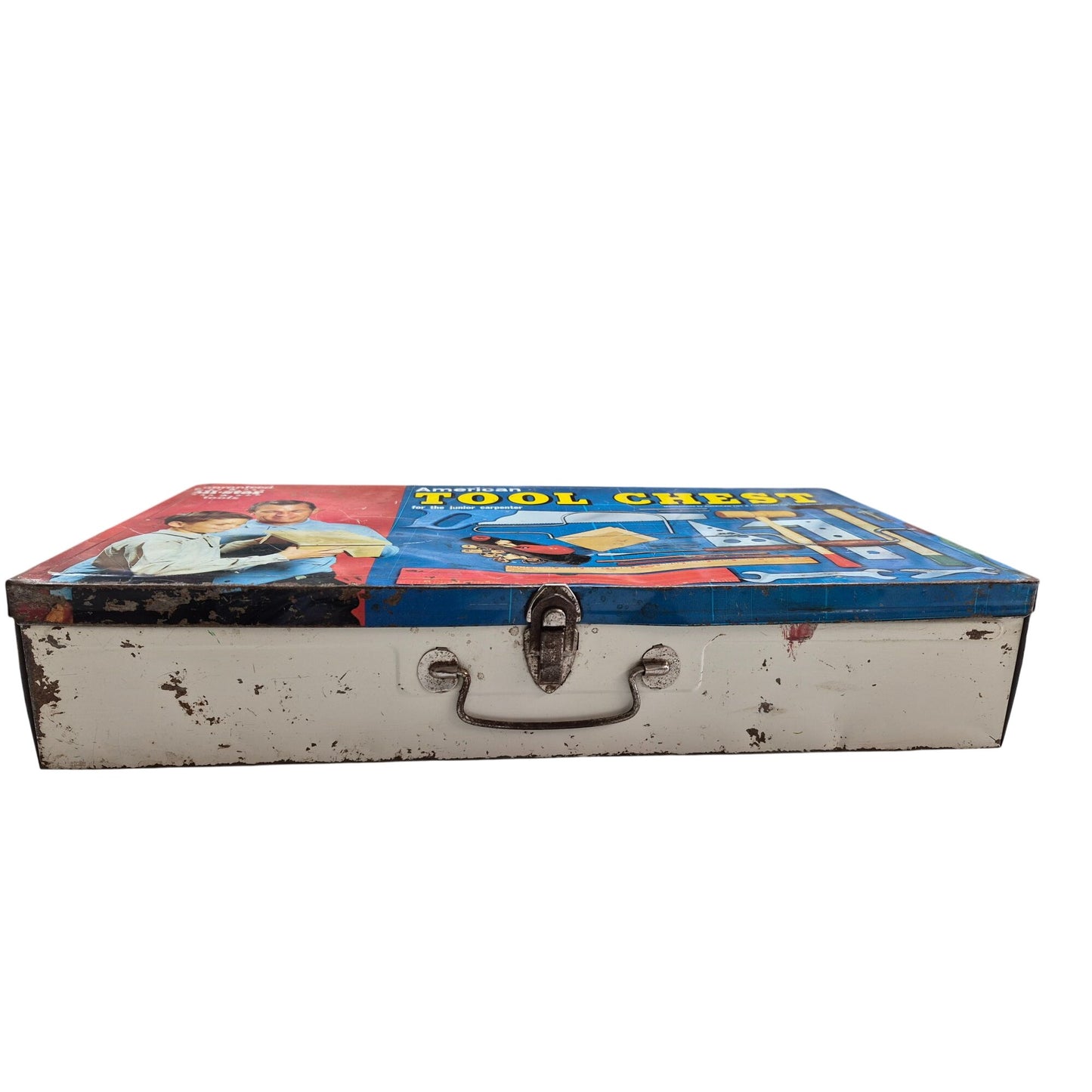 Vintage American Tool Chest Junior Carpenter Empty Collector