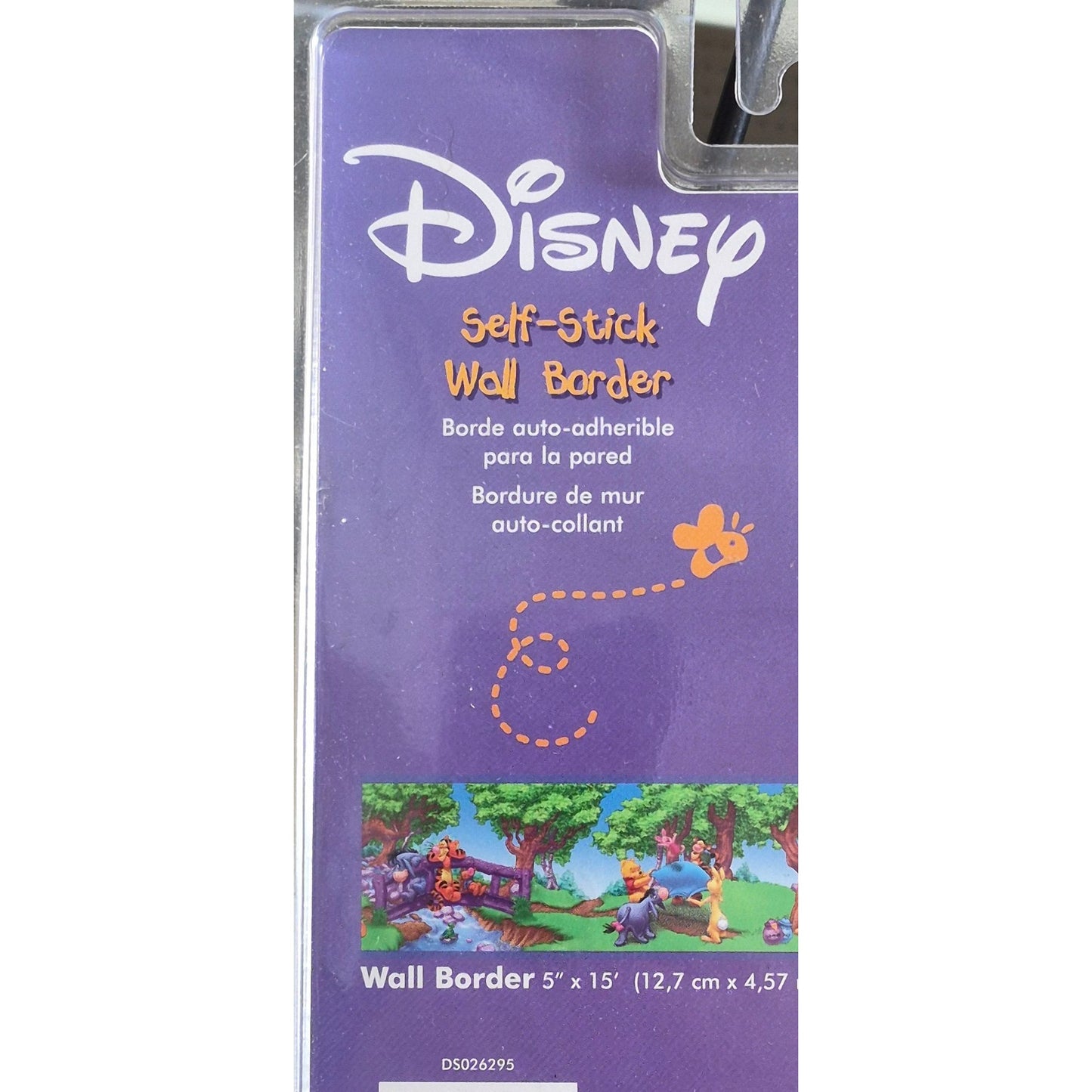 Winnie The Pooh Self-Stick Wall Border 5" X 15' Removable & Reusable