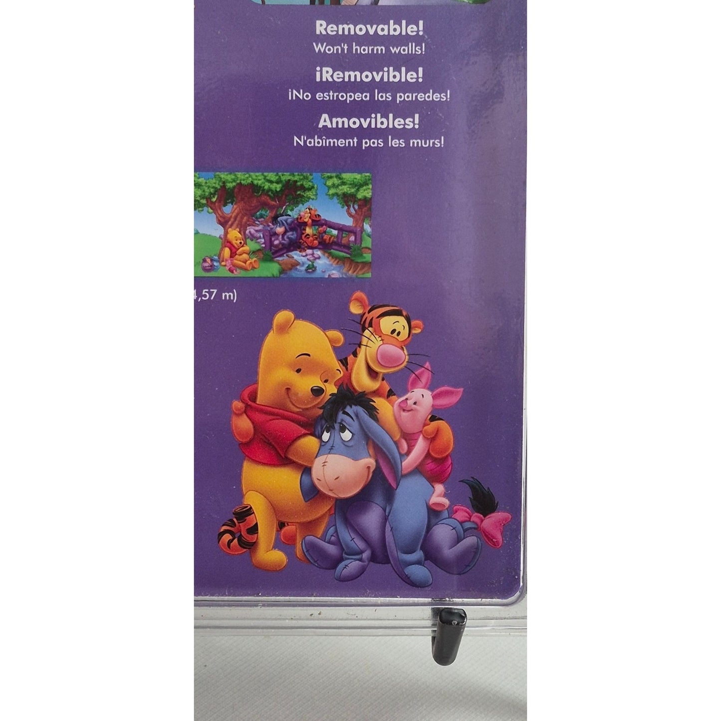 Winnie The Pooh Self-Stick Wall Border 5" X 15' Removable & Reusable