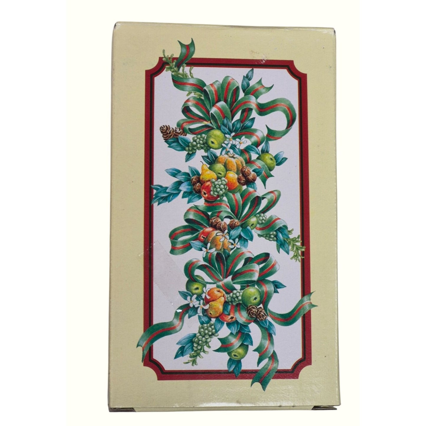 Avon 1985 Christmas Bell Porcelain & Wood Collectible With Box