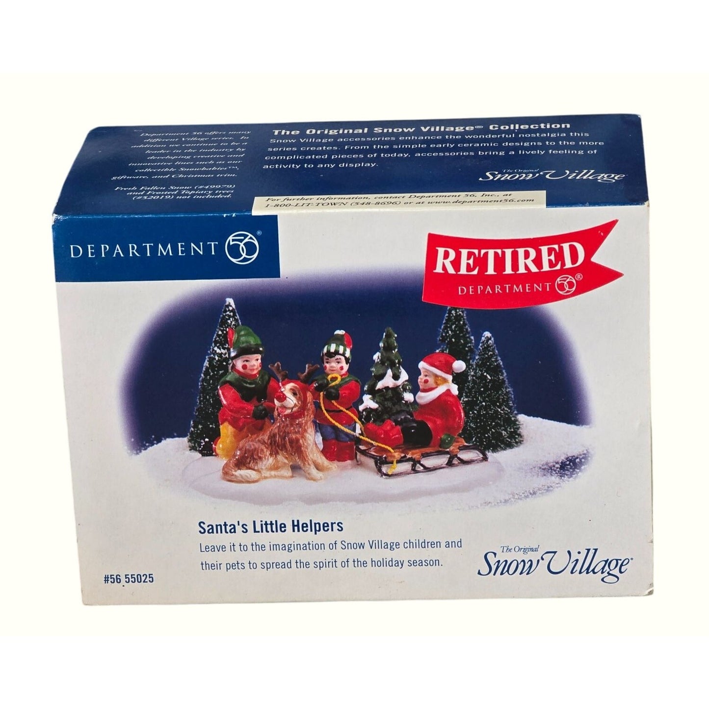 Department 56 Snow Village Santas Little Helpers Retired Collectible Figurine