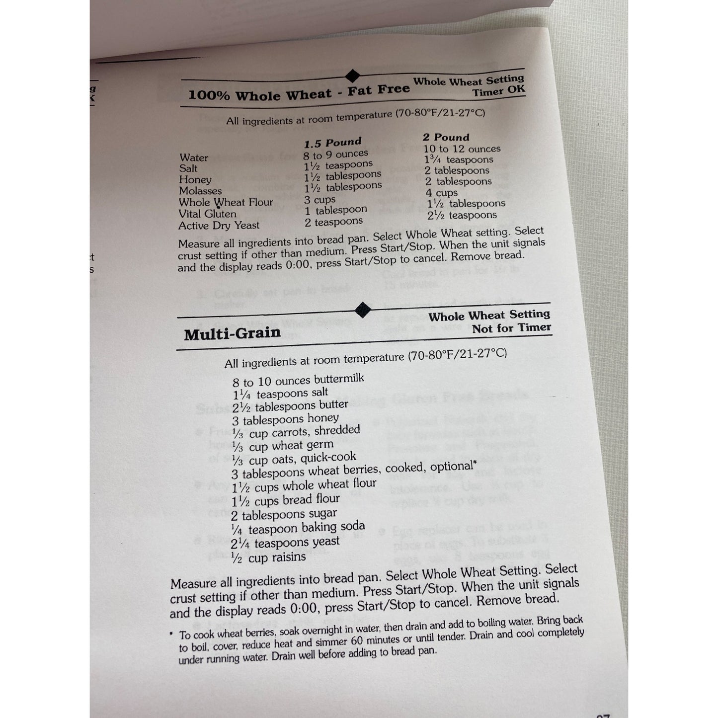 Regal Kitchen Pro #K6725 Breadmaker w Manual & Cookbook 2lb Loaf