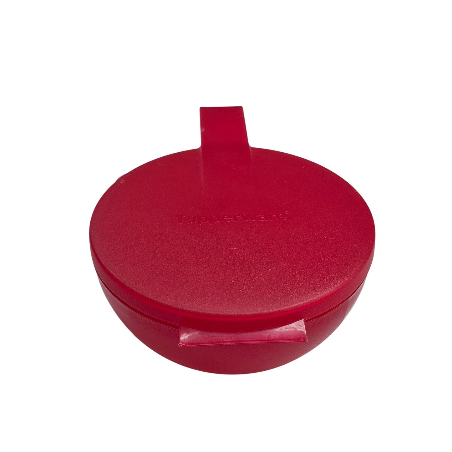 Tupperware Forget Me Not Onion Tomato Keeper Container Red
