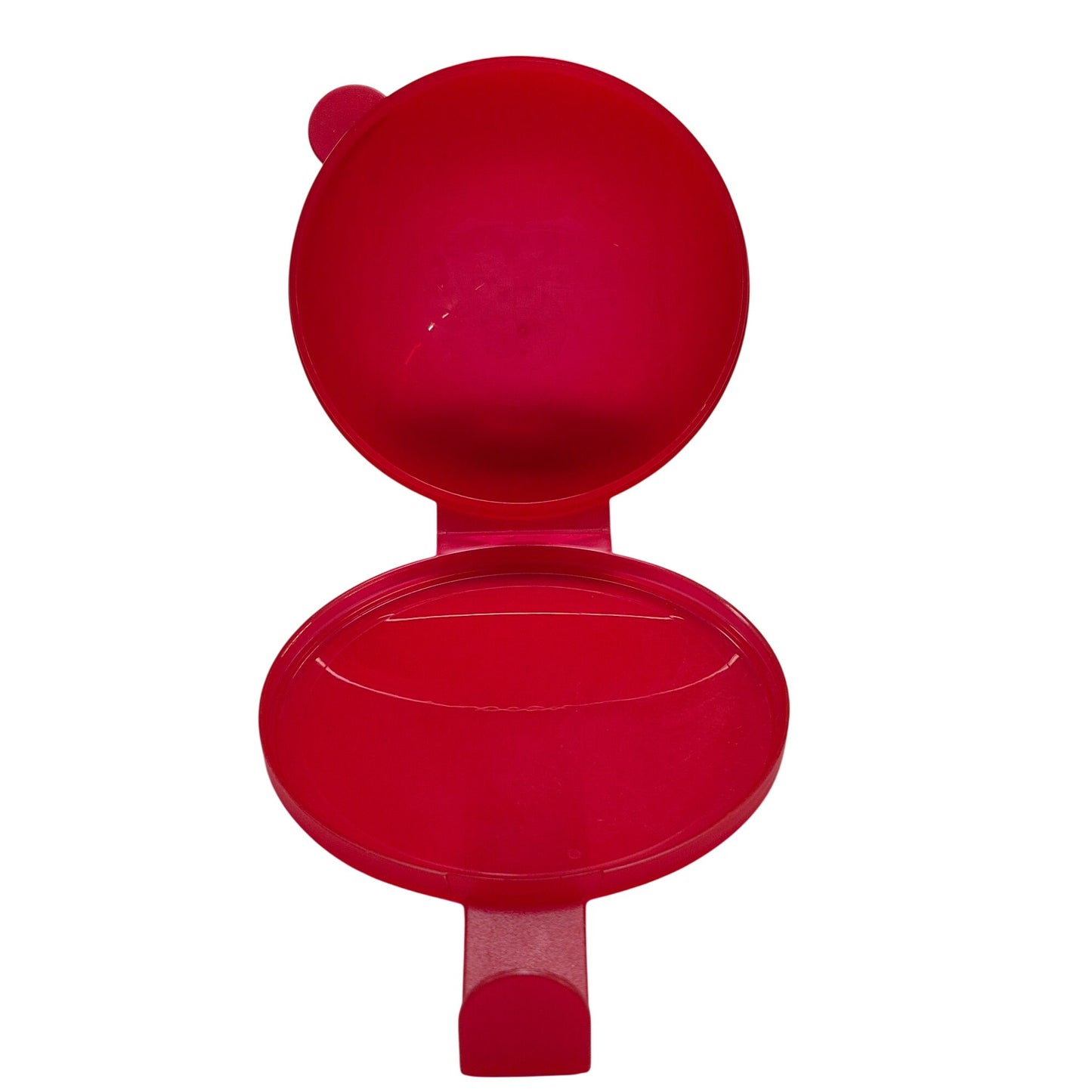 Tupperware Forget Me Not Onion Tomato Keeper Container Red