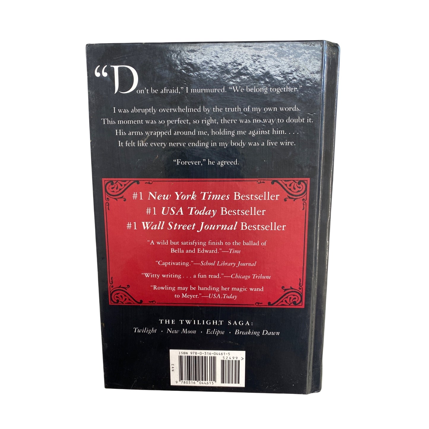 "Breaking Dawn" Hardcover Book W/ Concert Series CD By Stephenie Meyer