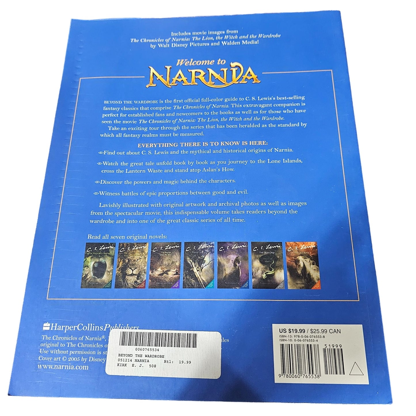 The Chronicles Of Narnia: Beyond The Wardrobe Official Guide To Narnia Book