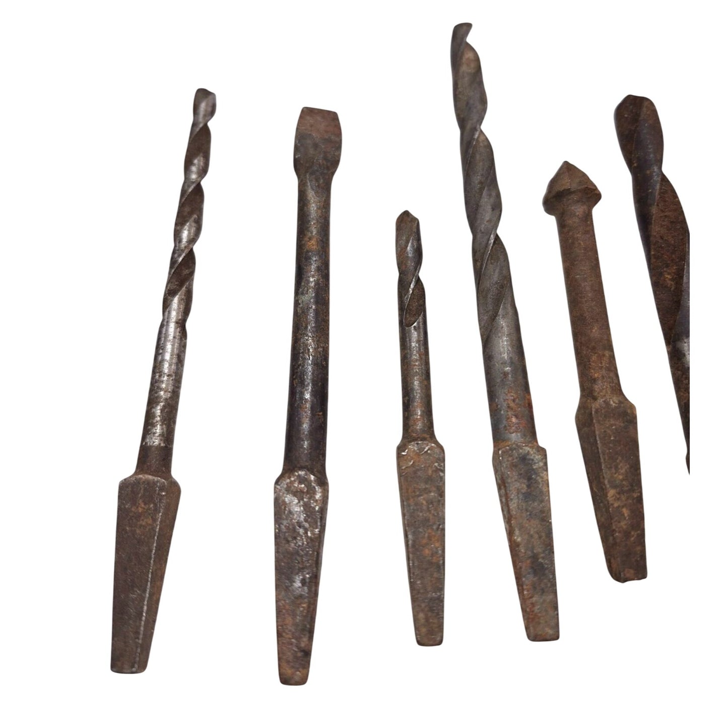 Vintage Mixed Drill Bit Set For Metal & Woodworking